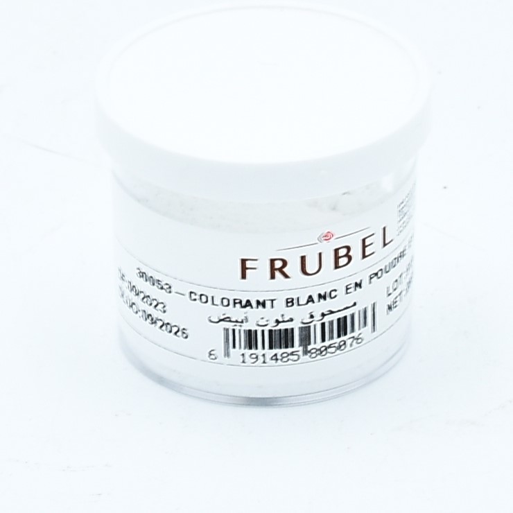 COLORANT POUDRE FRUBEL 20g  (Rouge Vif) (Rouge Vif) (Bleu) (Vert clair) (Blanc)