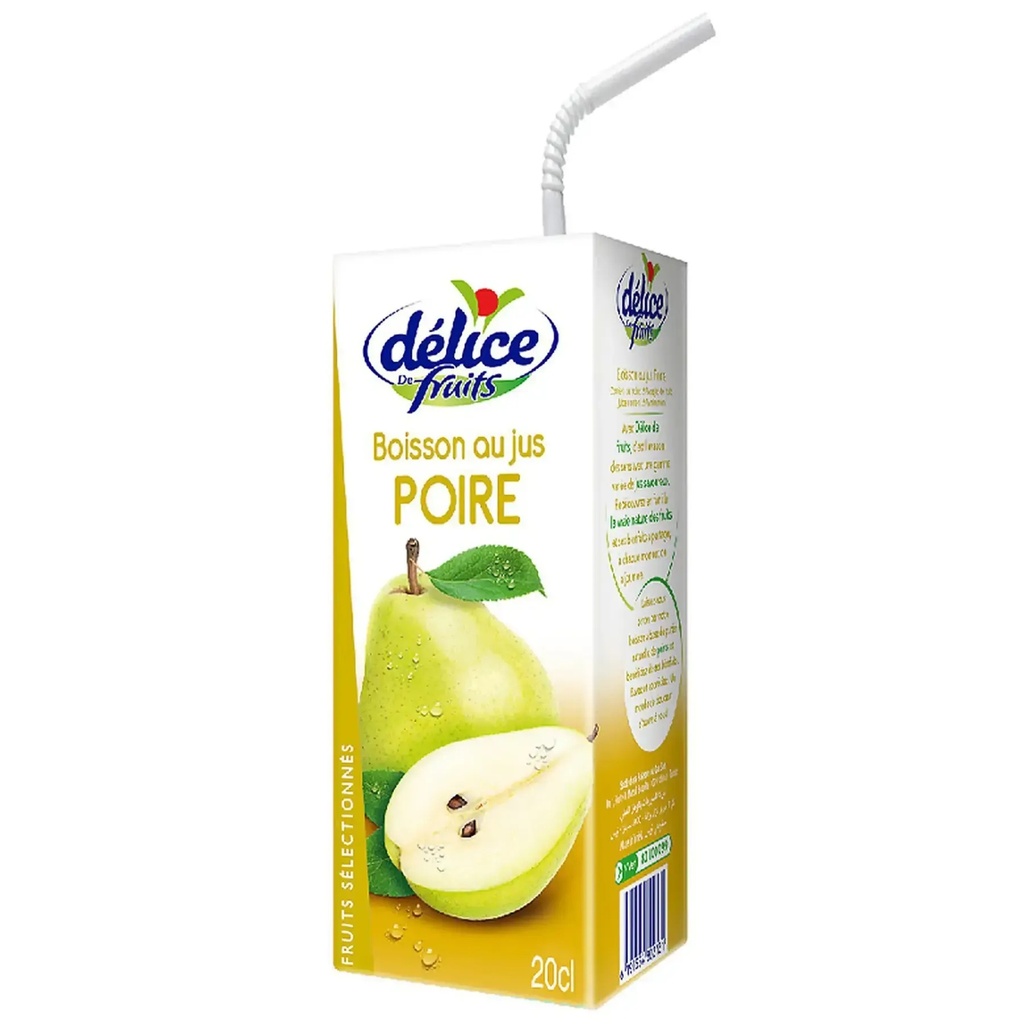 Jus delice poire 20cl