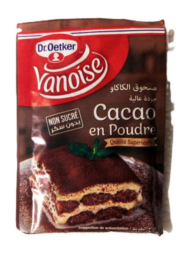 Sach CACAO EN POUDRE NON SUCRE